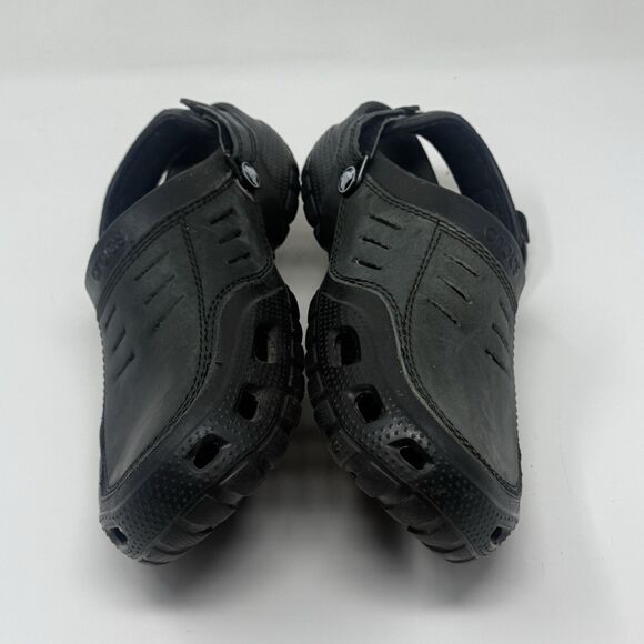Crocs Yukon Vista II LiteRide Clog Mens 13 Green Black Leather Casual Shoes main image 6
